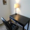 Writing Desk, Rolling Chair and Lamp
